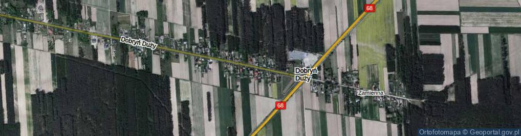 Zdjęcie satelitarne Dobryń Duży ul.